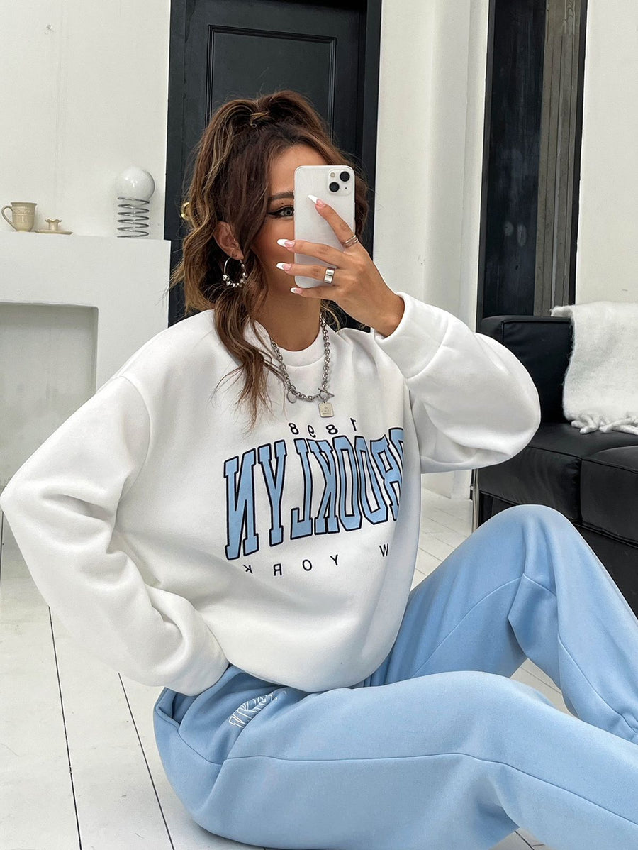 Brooklyn blue trouser tracksuit