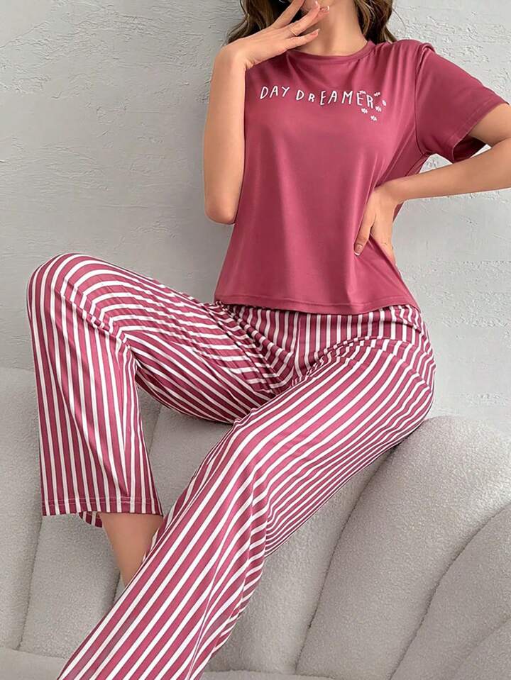 Day Dreamer Printed Pj set