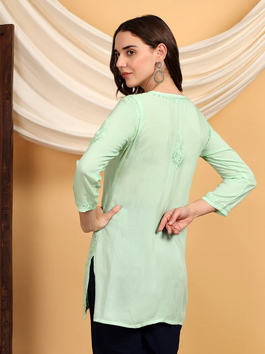 Misha Chikankari Modal Short Kurti