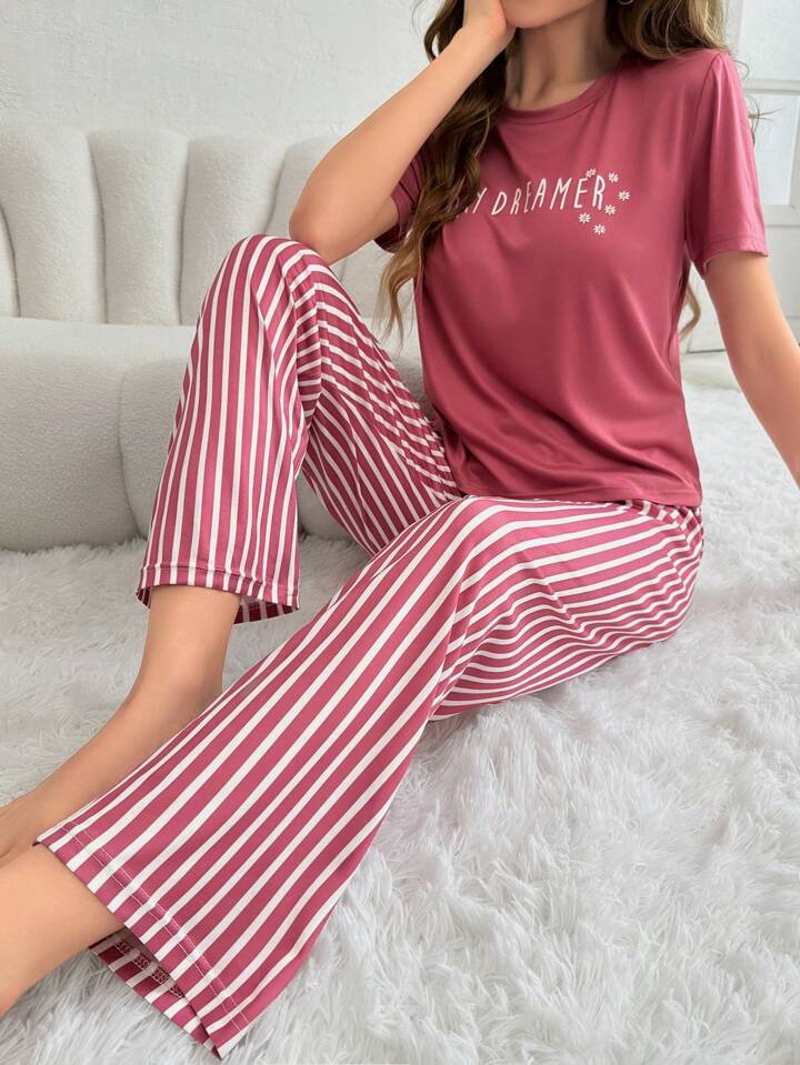 Day Dreamer Printed Pj set