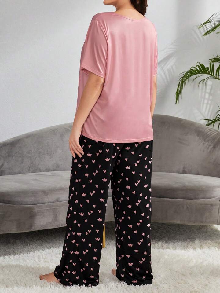 Eternal Love Printed Pj Set