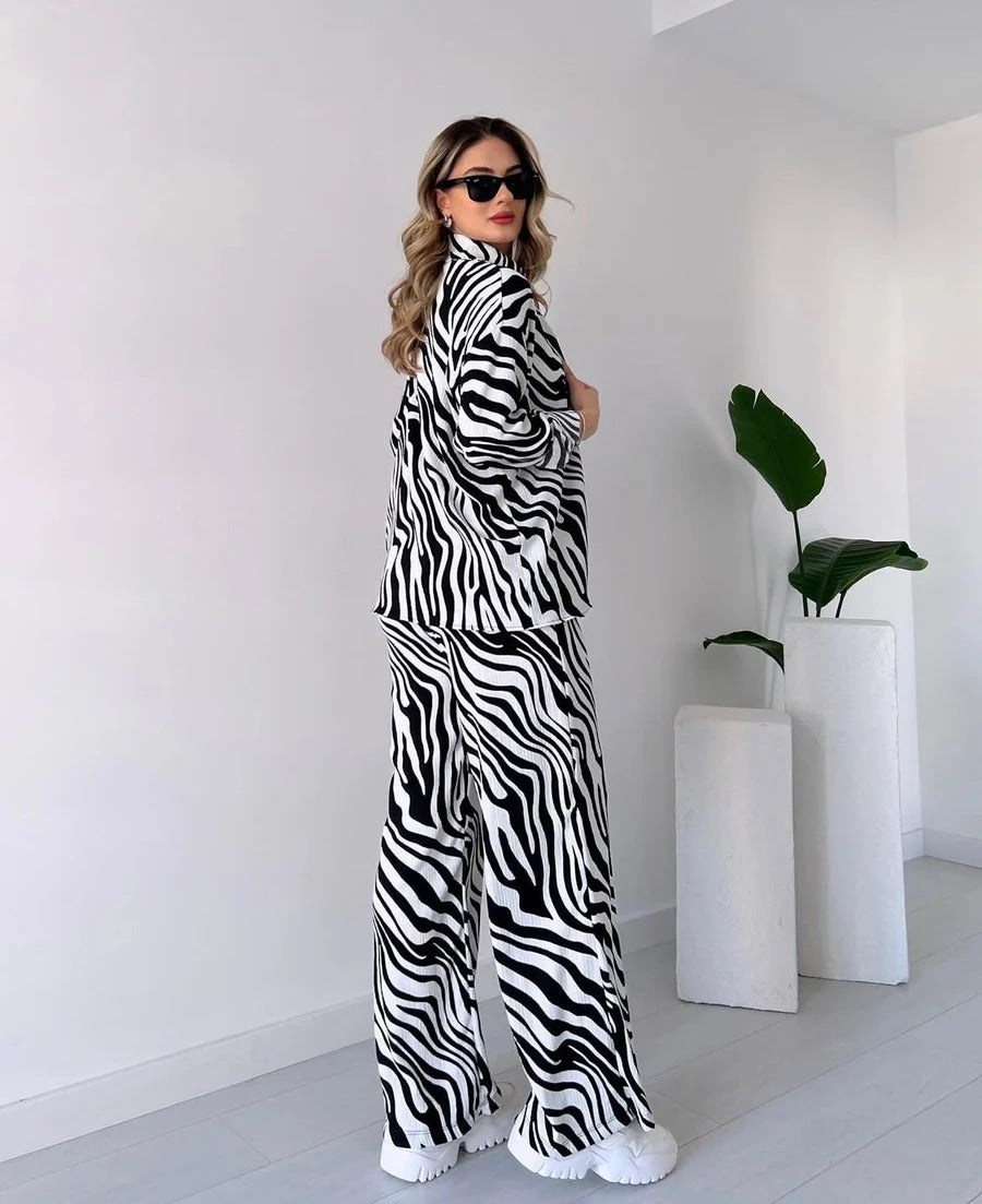Zebra Chic 2 Piece Coord Set