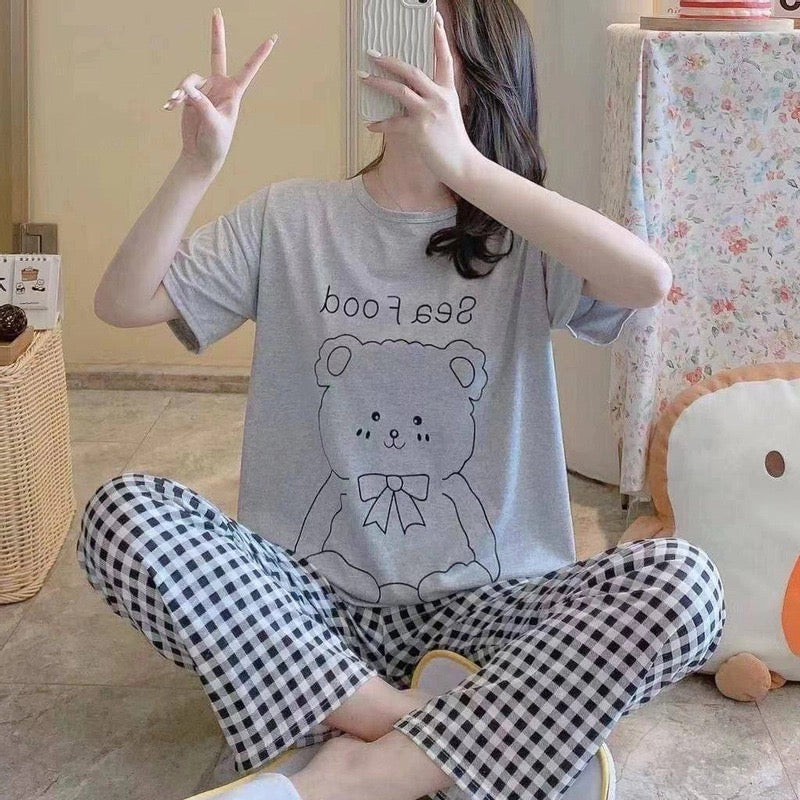 Sea Food Teddy Bear Pj Set