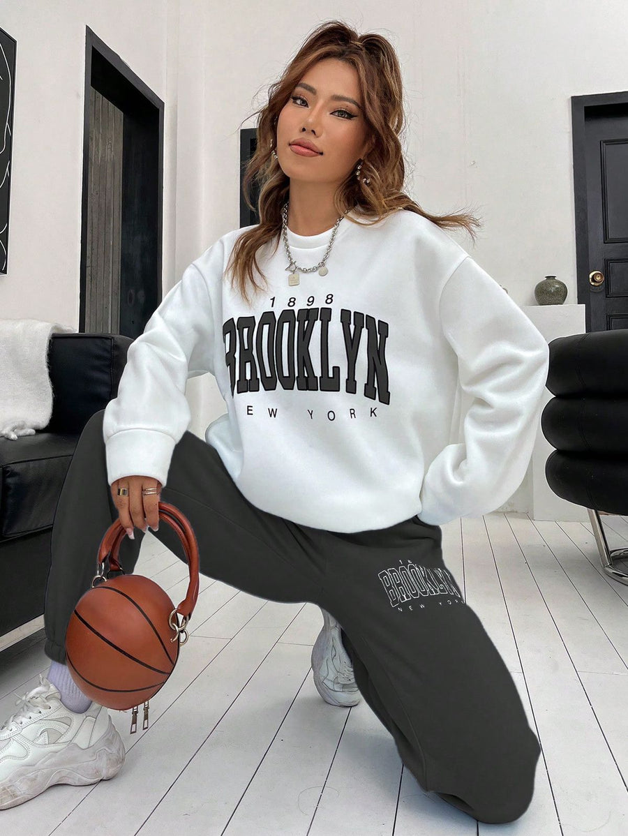 Brooklyn blue trouser tracksuit