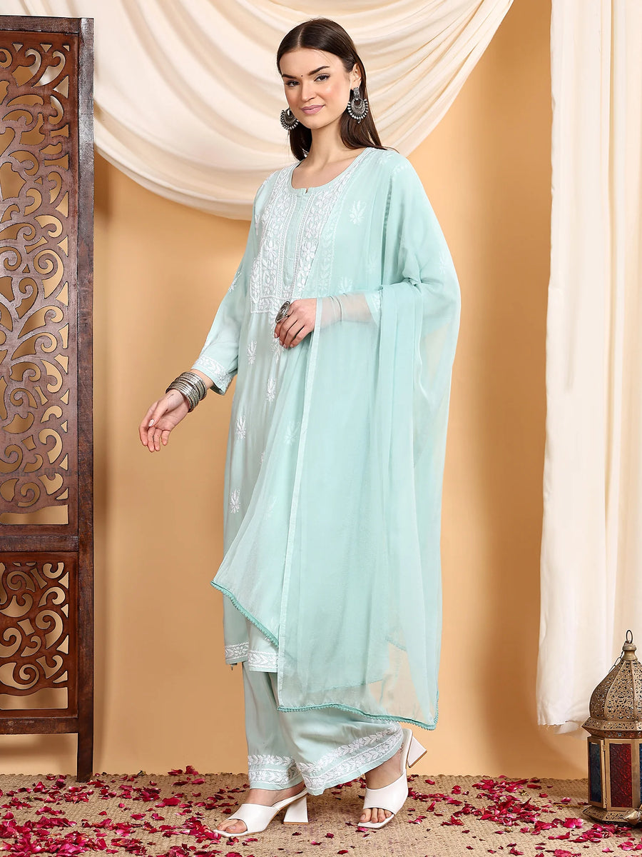 Haya Chikankari Co-ord Set