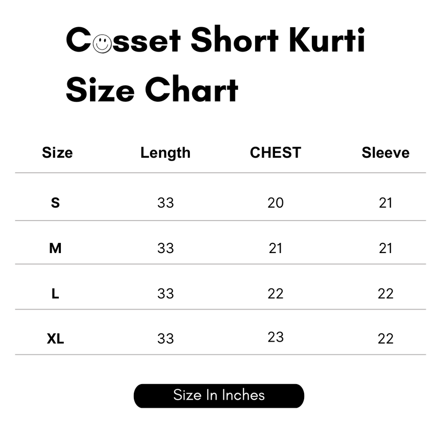 Adya Chikankari Dyed Short Kurti